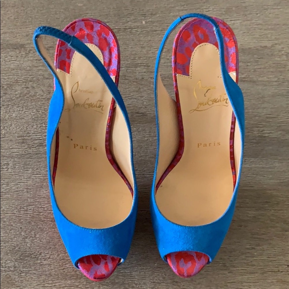 Christian Louboutin platform heel